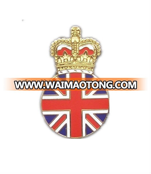 Custom Metal Pin Badge British Style Badges