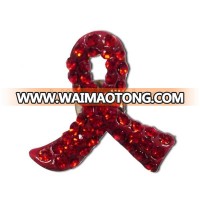 AIDS Red Ribbon Lapel Pin