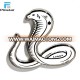 Specialized 3D Snake Silver Plating Badges Lapel Pin Badge