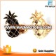 Custom Suzhou New Style Metal Pineapple Fruit Label Pin Badge