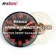 Custom lapel pin manufacturer printed logo metal circle epoxy lapel pin