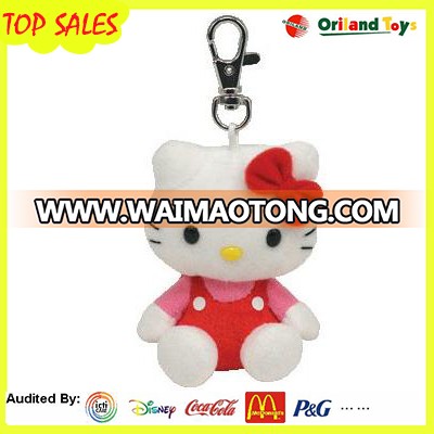 Wholesale custom plush animal keychain